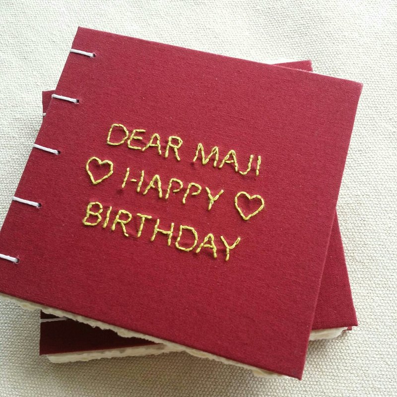 Miss Lee 訂製 生日小書卡 萬用卡 birthday card - 卡片/明信片 - 紙 多色