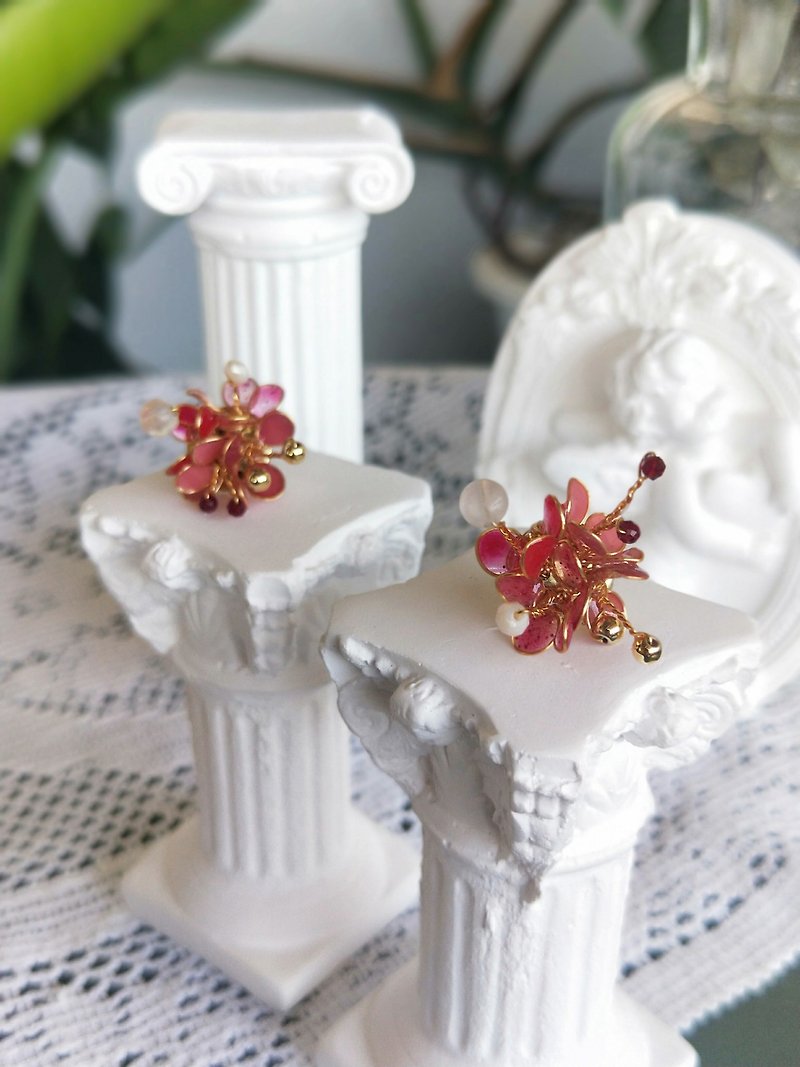 Earrings Lovely thalia Honey Talia-strawberry resin jewelry