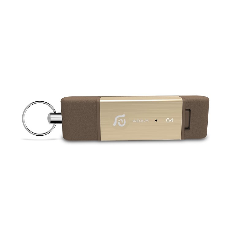 Gift Edition | iKlips DUO Apple iOS bidirectional speed flash drive / 64GB storage Singles Gold 4714781444743 - USB Flash Drives - Other Metals Gold