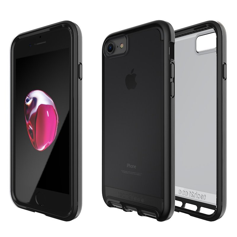 Tech21 英國超衝擊 Evo Elite iPhone 7 防撞軟質保護殼 - 黑 - 手機殼/手機套 - 其他材質 黑色