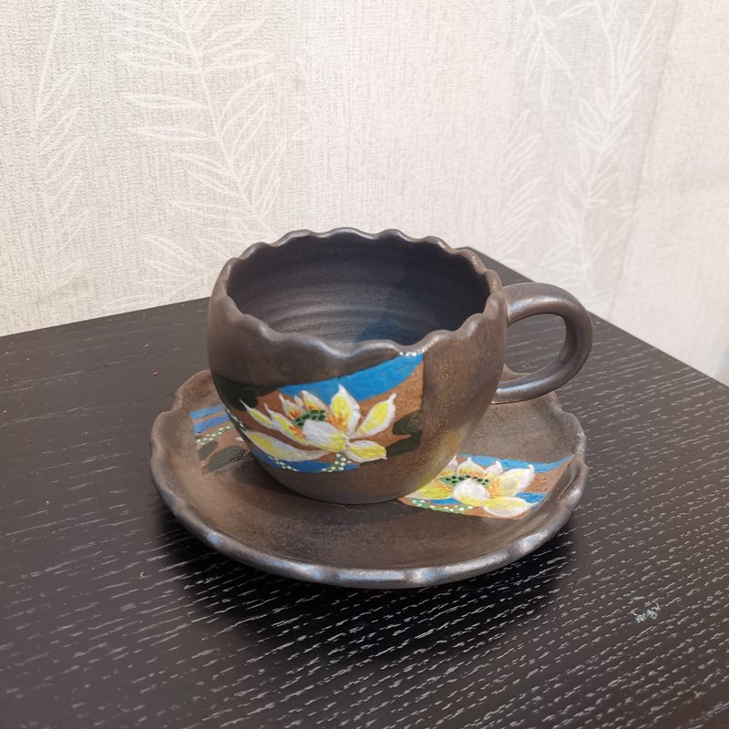 Handmade-Flower Cup Series-Lotus - Mugs - Pottery 