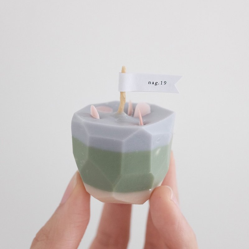 Cubes (small) - Candles & Candle Holders - Wax Gray