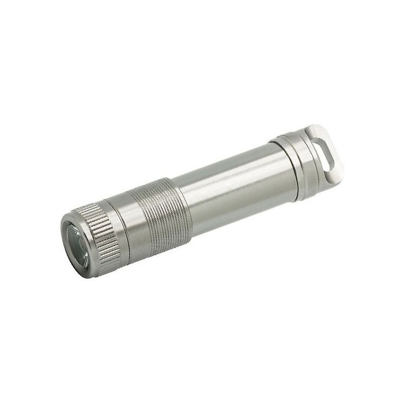 [True Utility] British multi-function single AAA battery mini flashlight (elevator version) - Keychains - Other Metals Silver