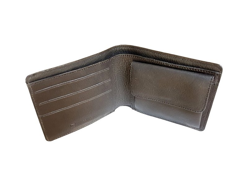 Men's wallet nappa - กระเป๋าสตางค์ - หนังแท้ สีดำ