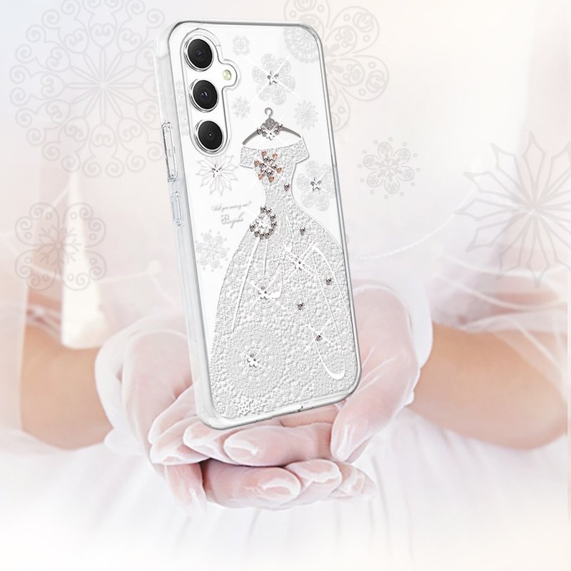 Samsung Galaxy A55/A54/A53/A35 Thin and Lightweight Military Standard Anti-Shatter Crystal Case - Dress Luxury Edition - เคส/ซองมือถือ - วัสดุอื่นๆ หลากหลายสี