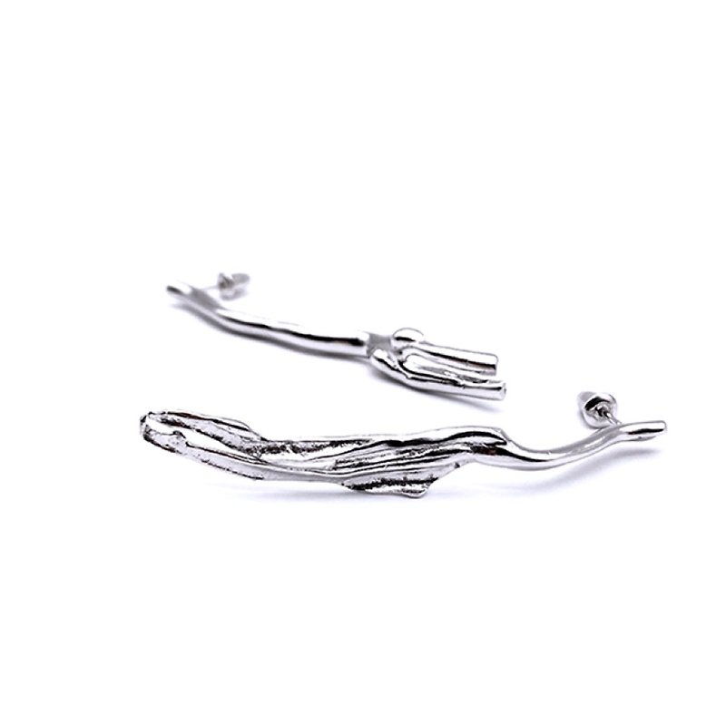 Natural series earrings - Earrings & Clip-ons - Silver 