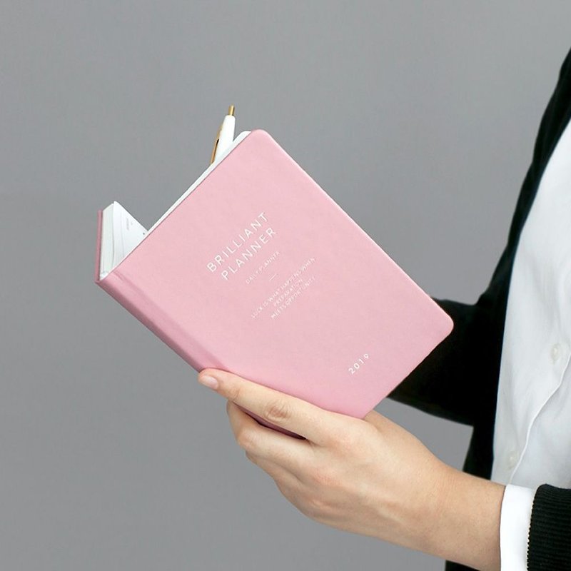 ICONIC 2019日日閃耀綁帶日誌(時效)-幸福粉,ICO53344 - 筆記簿/手帳 - 紙 粉紅色