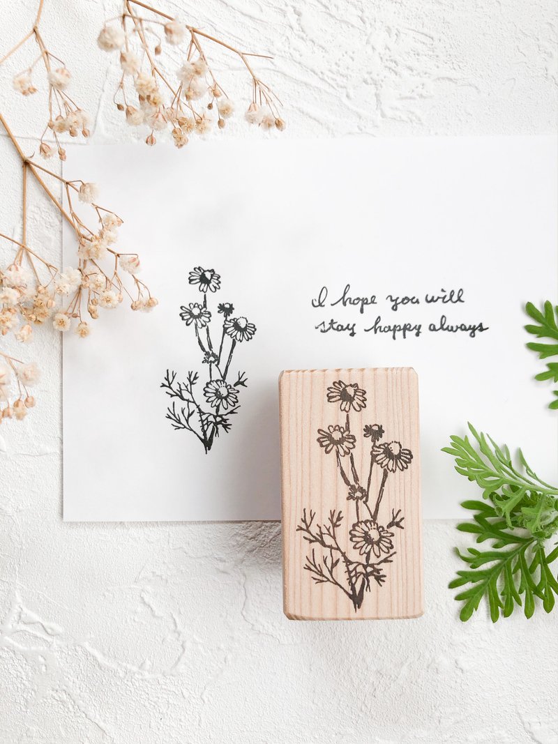 Chamomile stamp - Stamps & Stamp Pads - Other Materials 