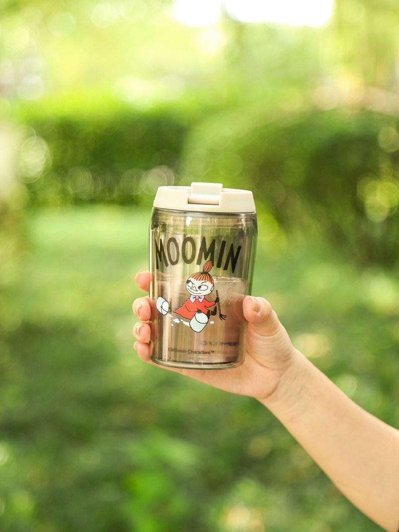 【Pinkoi x Moomin】限定350ml小美姆明 雙層隨行咖啡杯 可配吸管 - 咖啡杯/馬克杯 - 塑膠 多色