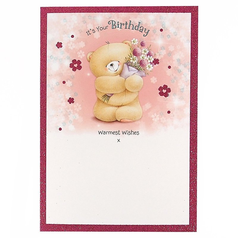 The warmest wishes [Hallmark-ForeverFriends-Card Birthday Wishes] - การ์ด/โปสการ์ด - กระดาษ สีแดง