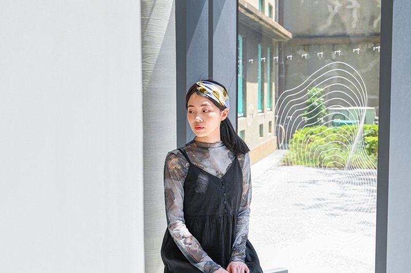 雙拼髮帶 / 童話小樹 - 咖 - 髮箍/髮帶 - 棉．麻 咖啡色