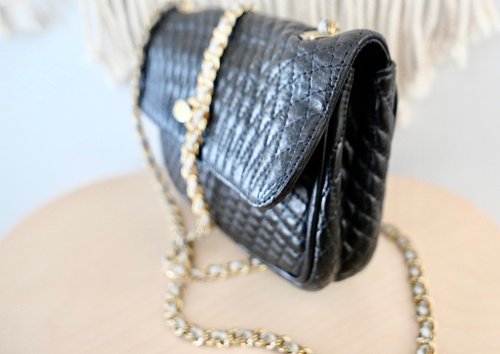 【美品】BALLY　バリー　ヴィンテージ　レザー　ハンドバッグ　黒　希少　1点物 レディース] 1990s ヴィンテージ バリー ハンドバッグ 編み込み