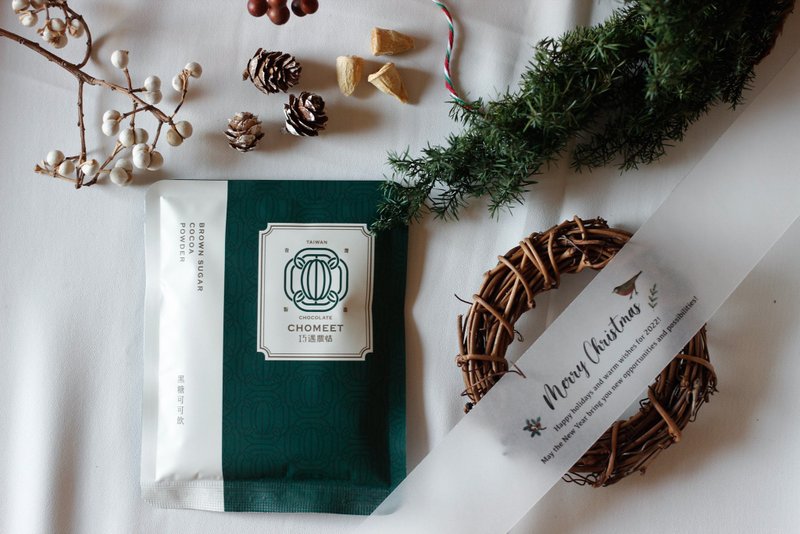 【獨家聖誕企劃】暖心可可x耶誕花圈 DIY手作禮盒 - 花藝/盆栽/植栽 - 植物．花 綠色