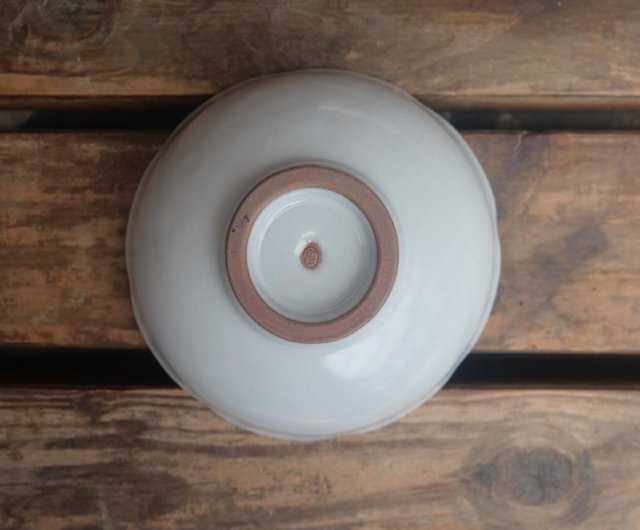 【夢工房】湖東焼 青華花文 青磁 紅口 煎茶碗 五客　桐箱　L-425 日式瓷器深川制百年庵青花系列五客杯盖杯大钵