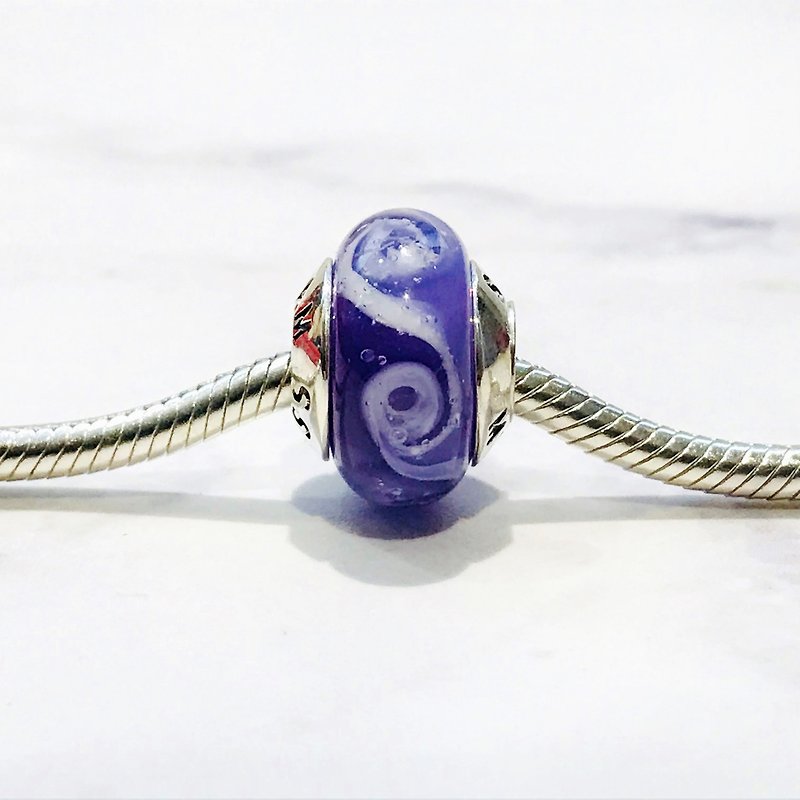 PANDORA/ Trollbeads / All major bead brands can be stringed *- purple - อื่นๆ - แก้ว สีม่วง