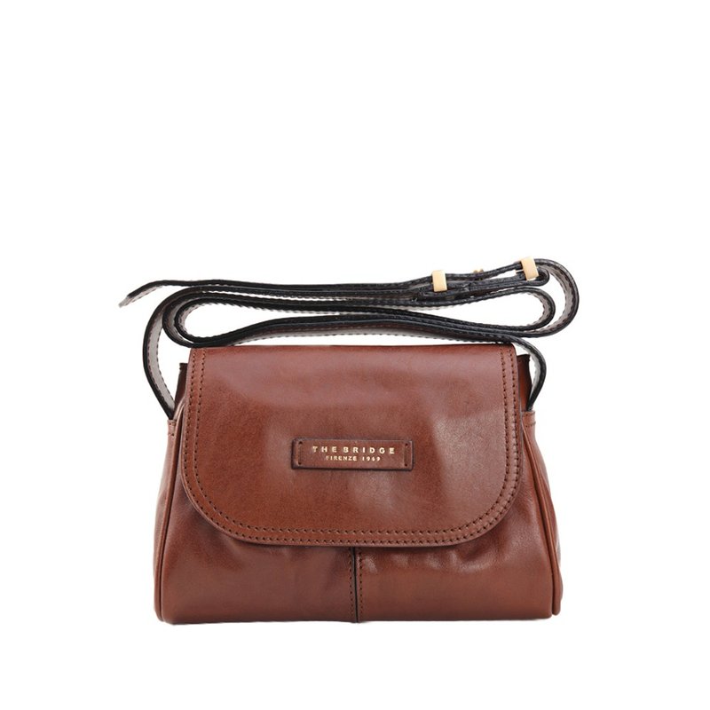 THE BRIDGE FIONA SHOULDER & CROSSBODY BAG - Messenger Bags & Sling Bags - Genuine Leather Brown