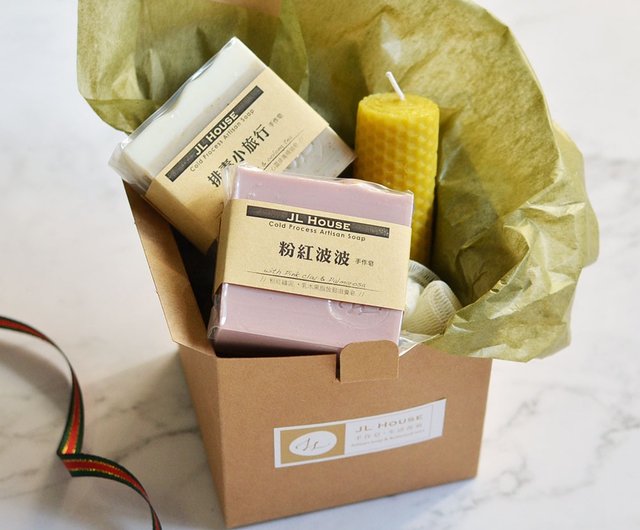 Holiday Healing Gift Box] Healing bath scenery, exchange gifts, various  combinations, handmade soap scented candles - Shop JL House artisan soaps  and more! Soap - Pinkoi