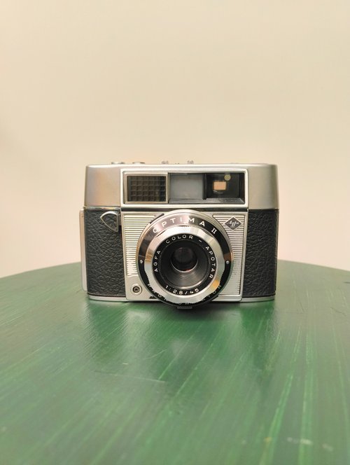 AGFA OPTIMA コンパクトフィルムカメラ Agfa Optima Ia Chrome 35mm Film Camera w/ 45mm f2.8 Lens