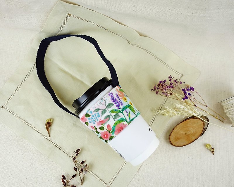 Double-layer beverage bag-late spring - ถุงใส่กระติกนำ้ - เส้นใยสังเคราะห์ หลากหลายสี