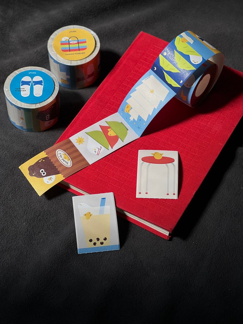 便條貼紙捲 | TAIWAN FOREVER - 紙膠帶/和紙/PET - 紙 