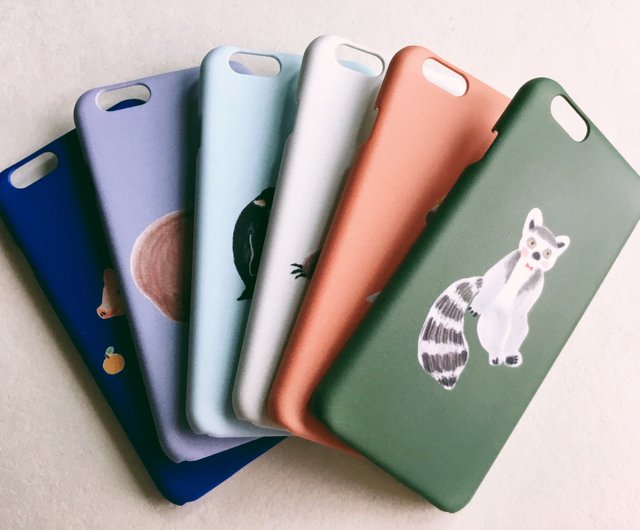 Zoo series Meerkat persimmon phone case Shop momokonekoo Phone