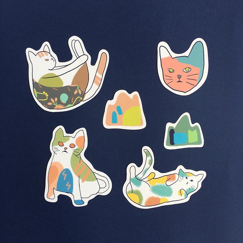 Kitten sticker - สติกเกอร์ - กระดาษ หลากหลายสี