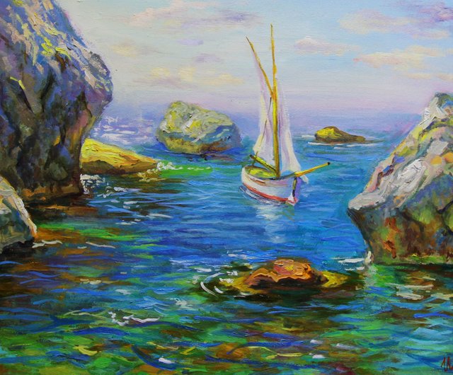 絵画 Cool Waters 南岡徹 旧、tooru on X: 