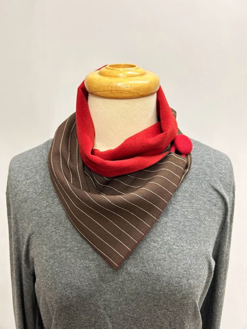 Multi-shaped warm neck scarf and neck cover suitable for both men and women W01-062 (only product) - ผ้าพันคอถัก - วัสดุอื่นๆ 