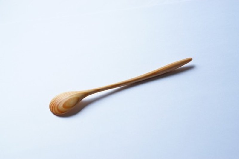 Wooden Parfait Spoon, Japanese cypress - ช้อนส้อม - ไม้ 