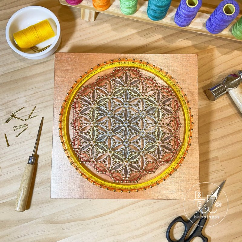 Stringart 藝術作品 - 擺飾/家飾品 - 其他材質 多色