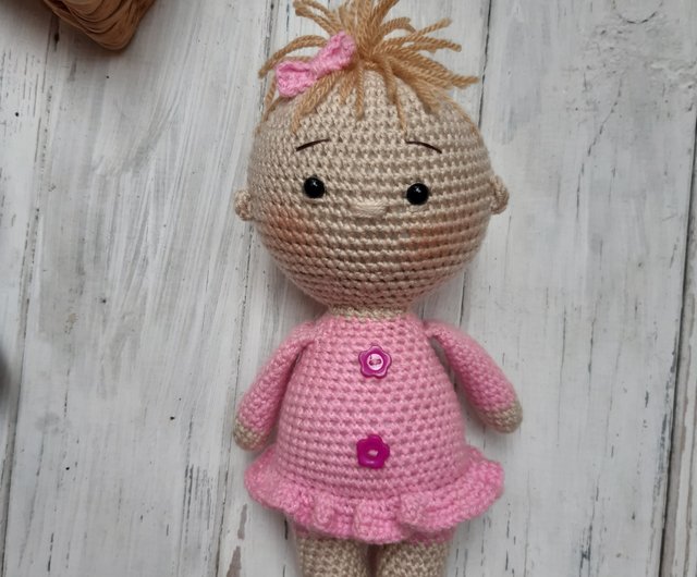 Amigurumi baby online doll