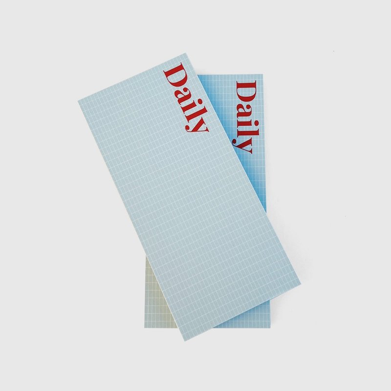 (Long) Daily | Memo Pad - 便條紙/便利貼 - 紙 多色