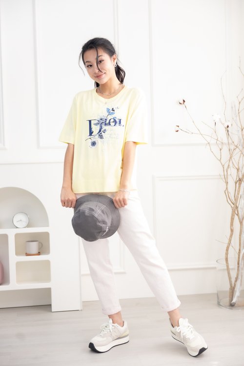 ル*)様 Baby Dior フラワー刺繍 Tシャツ 36 500x0.jpg