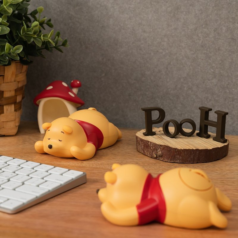 Valentine's gift [children's fun life] [2 into the group] Winnie the Pooh 3D doll shape wireless optical mouse - Computer Accessories - Other Materials Yellow