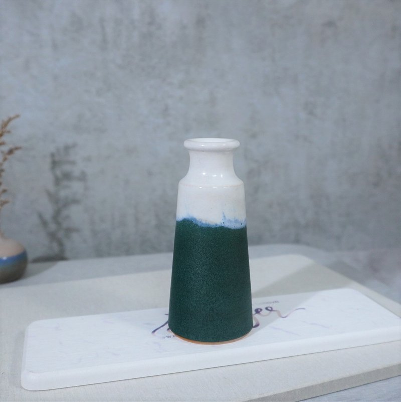 青山高腰花瓶 - 花瓶/花器 - 陶 多色