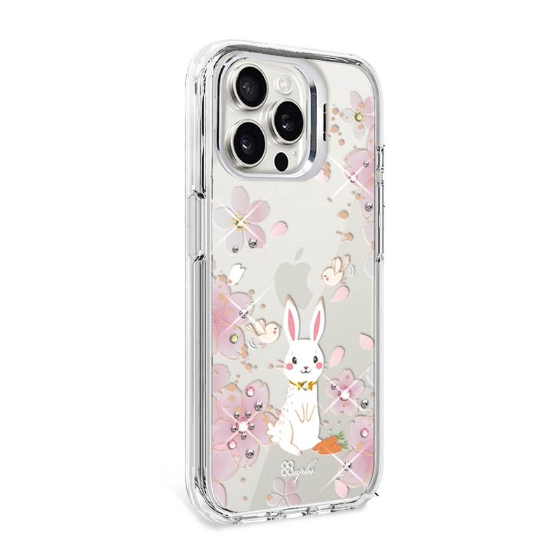 iPhone 全系列 防震雙料隱形立架水晶彩鑽手機殼-幸運兔YOU - 手機殼/手機套 - 其他材質 多色