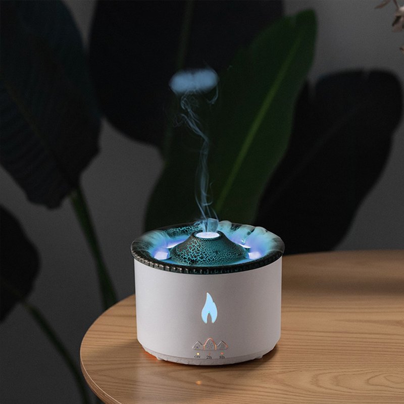 [PINFIS] Volcanic Smoke Ring Essential Oil Aromatherapy Machine (3 bottles of water-based essential oils included) - Fragrances - Plastic 