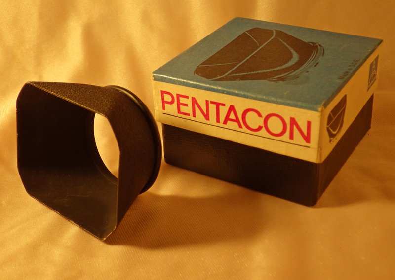 PENTACON Screw Mount 49mm M49 LENS HOOD LENS SHADE f Biotar Helios-44 Jupiter-9 - กล้อง - โลหะ สีดำ