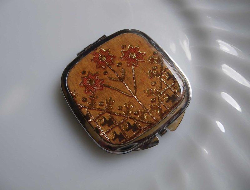 【老時光 OLD-TIME】早期日本隨身鏡盒 - 擺飾/家飾品 - 其他材質 