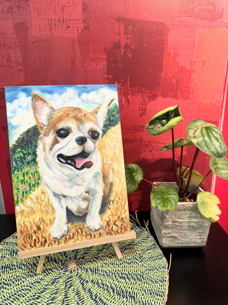 手繪畫作 客製寵物畫作 - 海報/掛畫/掛布 - 環保材質 