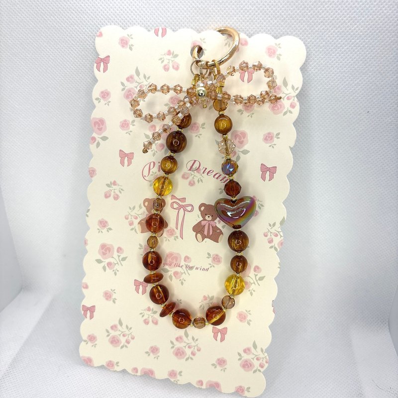 Rom828串珠手機鍊-美拉得 - 吊飾/掛飾 - 其他材質 