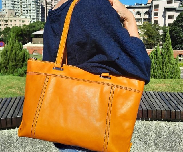 Kimono Leather Tote