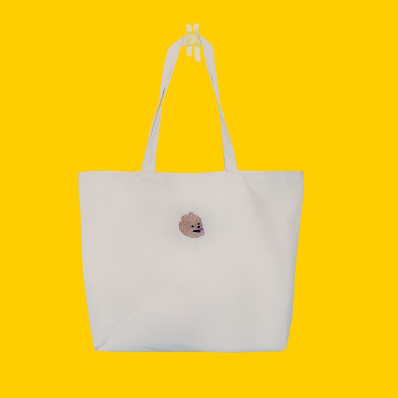 Customized embroidery canvas bag WEEKEND - กระเป๋าแมสเซนเจอร์ - วัสดุอื่นๆ 