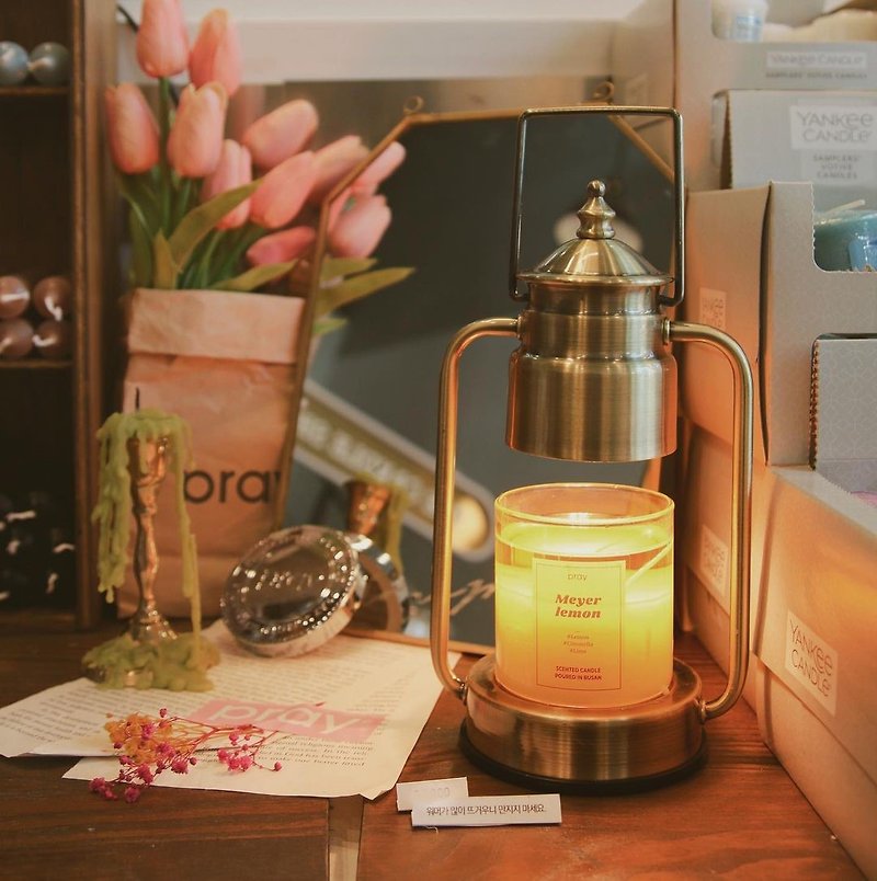 EPOCHSIA x PRAY Candle Coban Lamp- Vintage - เทียน/เชิงเทียน - โลหะ สีทอง