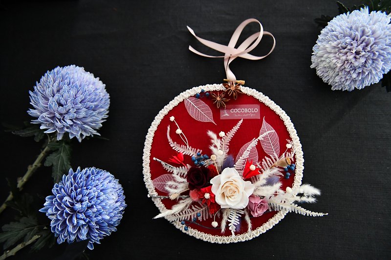 Floral Embroidery Hoops │ 立體花繡系列 - 擺飾/家飾品 - 植物．花 