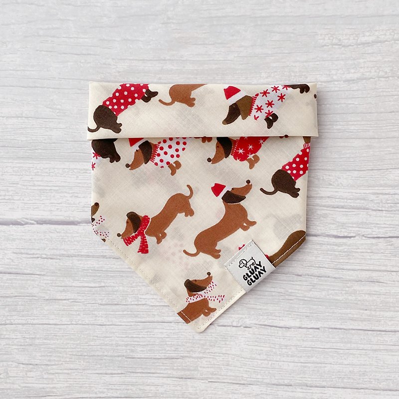 Dachshund Lover: Dog and cat bandana - Collars & Leashes - Other Materials 