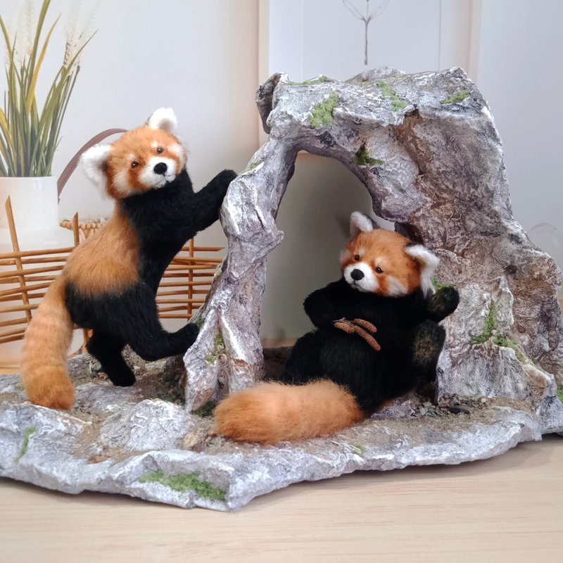 Diorama - Sanctuary of Red Pandas - 公仔/玩偶 - 其他材質 橘色
