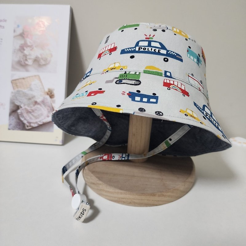 Children's fisherman hat_54 cm - หมวก - ผ้าฝ้าย/ผ้าลินิน หลากหลายสี
