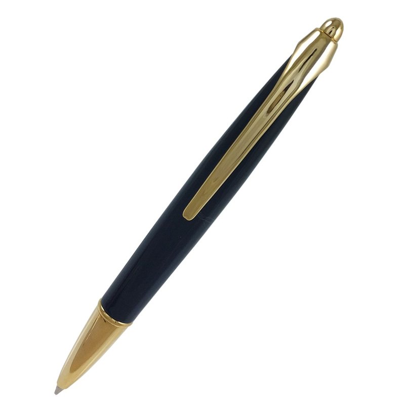 【DT&CREATION】Guigu Spring and Autumn Ball Pen (Black Gold) | Teacher's Day Gift - Ballpoint & Gel Pens - Other Metals Black