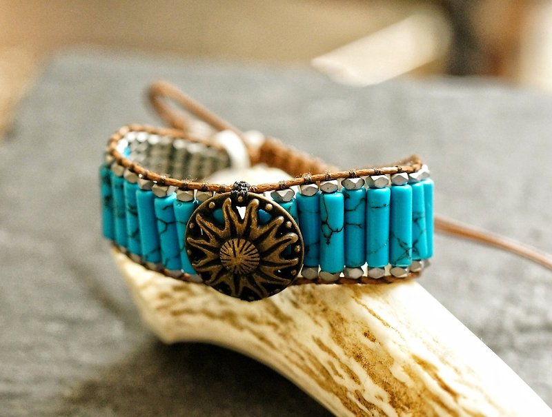 松石,手鍊 ( Turquoise Bracelet ) - 手鍊/手環 - 半寶石 